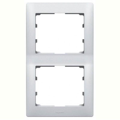 Рамка 2-постовая Legrand Galea Life алюминий 771306