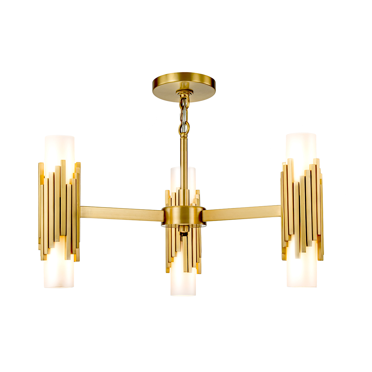 Подвесная люстра Elstead Lighting MARVELE6-AB-OPAL