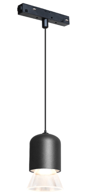 Трековый магнитный светильник iLedex Vision SMART 4822-015-D72-8W-38DG-BK