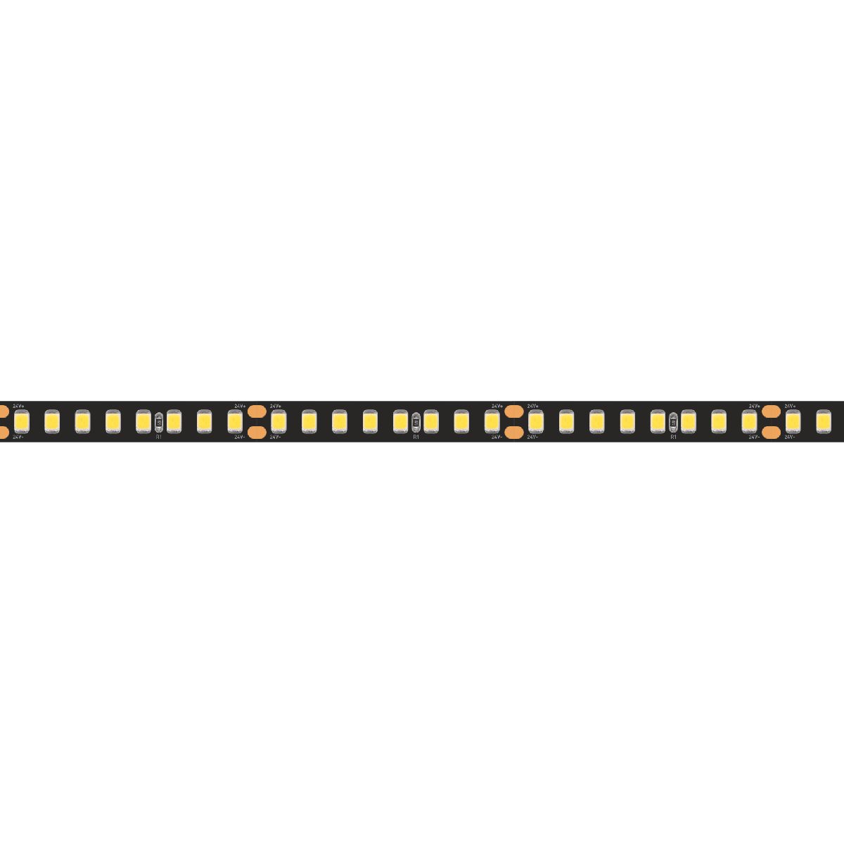 Светодиодная лента Arlight RT-A160-BLACK-8mm 24V Warm3000 (12 W/m, IP20, 2835, 5m) (Arlight, высок.эфф.150 лм/Вт) 029426(2)