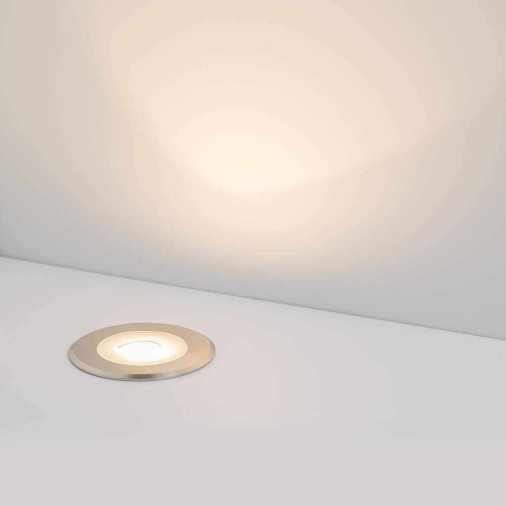 Тротуарный светильник Arlight LTD-GROUND-TILT-R80-9W Warm3000 024950