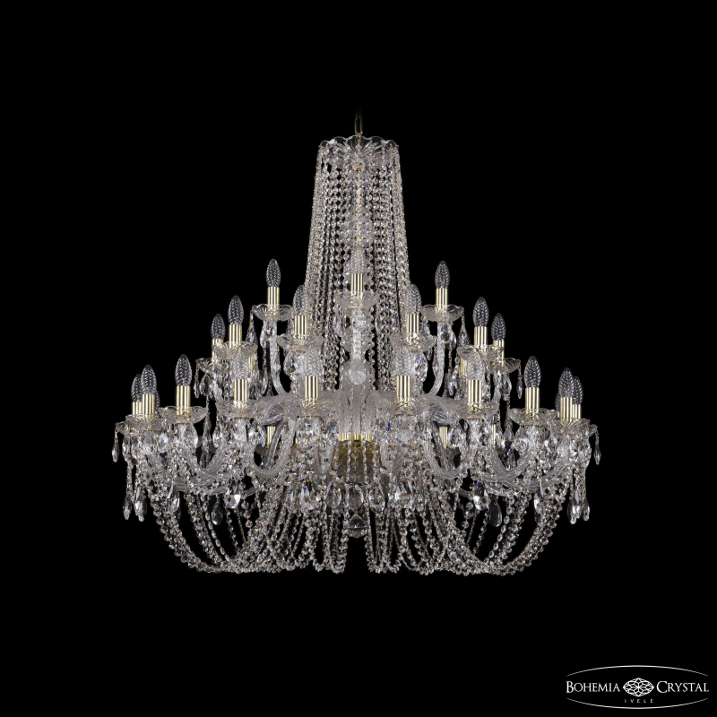 Подвесная люстра Bohemia Ivele Crystal 1402/20+10+5/360 G