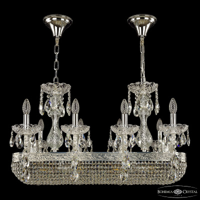 Подвесная люстра Bohemia Ivele Crystal 1452/8/195/800 Ni