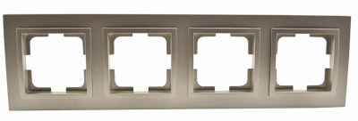 Рамка на 4 поста Mono Electric Despina титан 102-220000-163