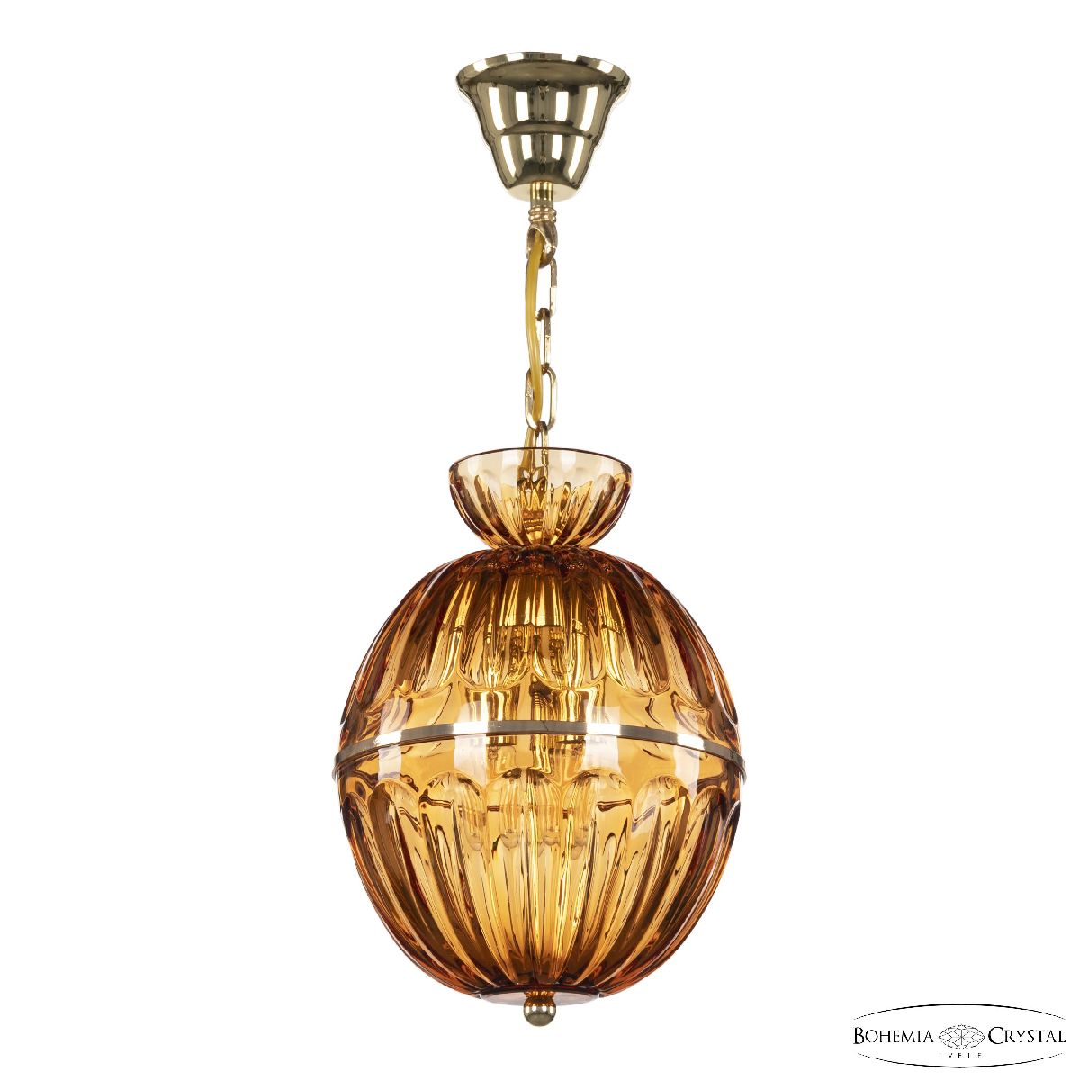 Подвесной светильник Bohemia Ivele Crystal 5480/22 G Amber/M-1H