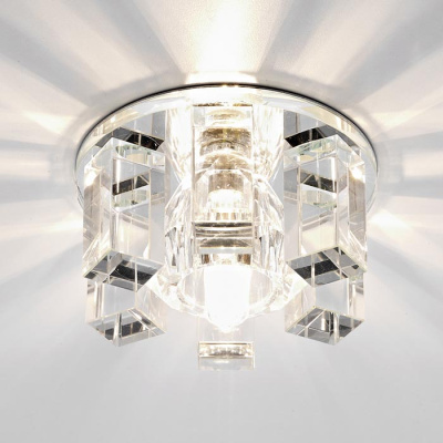 Встраиваемый светильник Ambrella Light D1017 CL/CL/CH