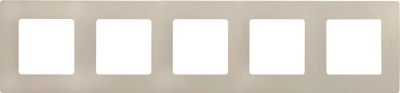 Рамка 5-постовая Legrand Etika слоновая кость 672515