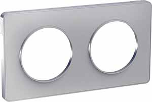 Рамка на 2 поста Schneider Electric Odace S53P804