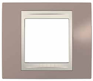 Рамка 1-постовая Schneider Electric Unica Хамелеон MGU6.002.574