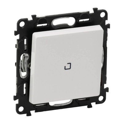 Переключатель одноклавишный Legrand Valena Life 10А 250В с подсветкой белый 752426