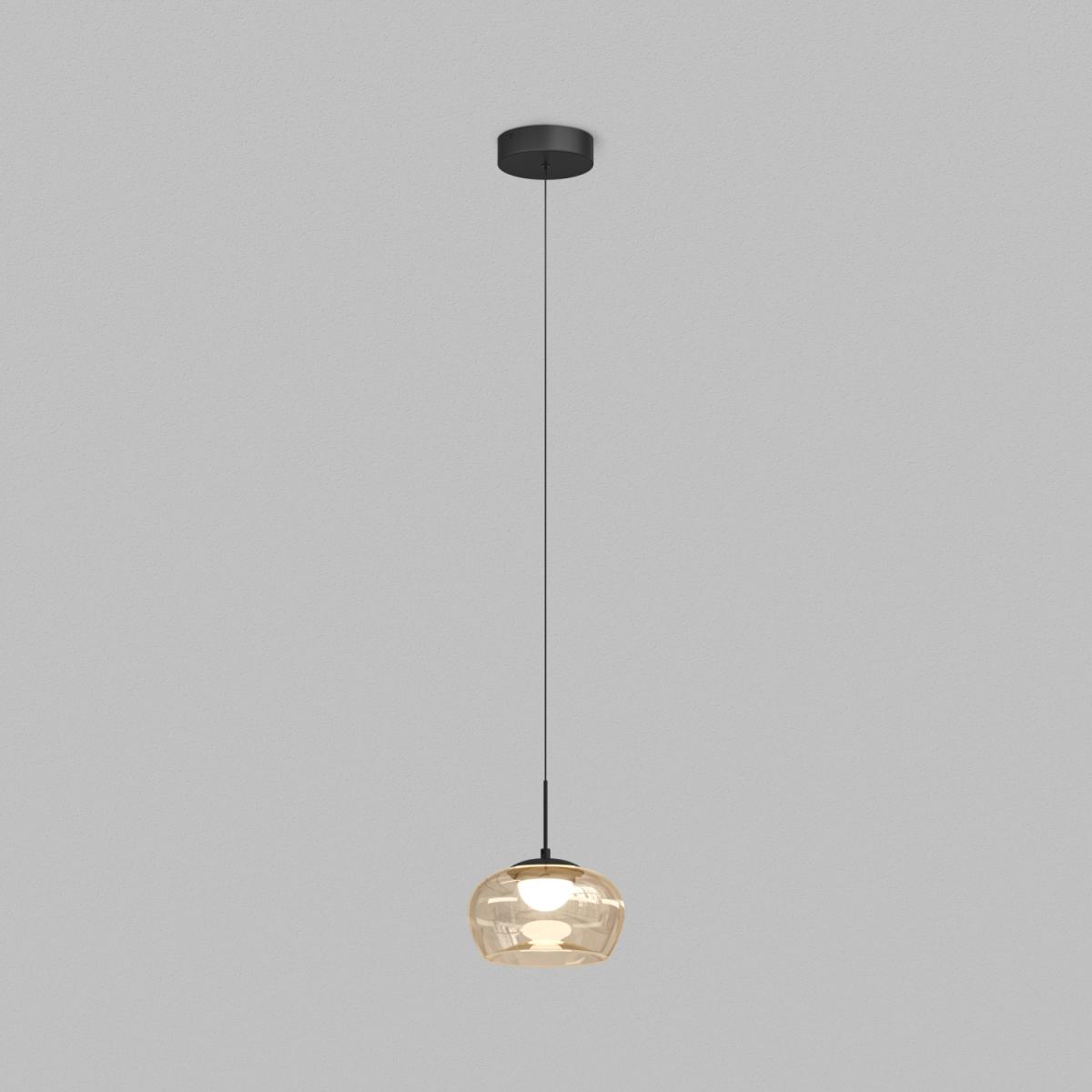 Подвесной светильник Denkirs Floa DK6741-BK+AM