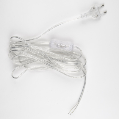 Сетевой шнур Uniel UCX-C12/01A-450 CLEAR UL-00007235