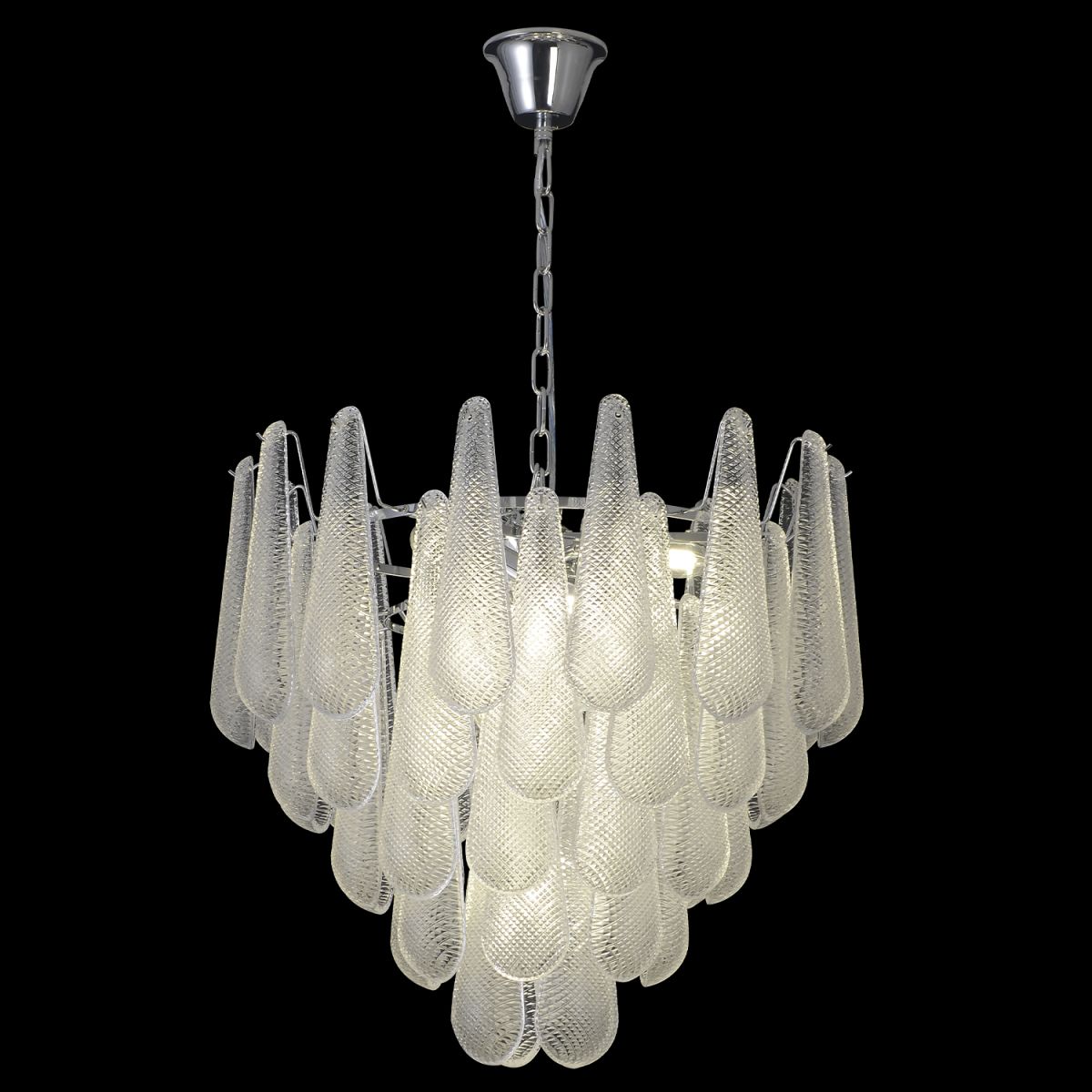 Подвесная люстра Crystal Lux FONTAIN SP10 CHROME