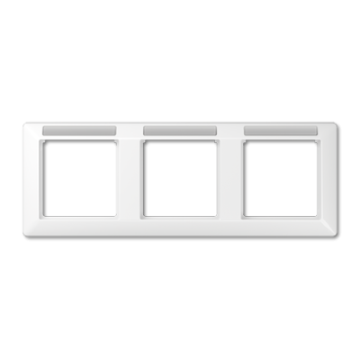 Рамка трехместная с полем для надписи Jung AS5830BFINAWW