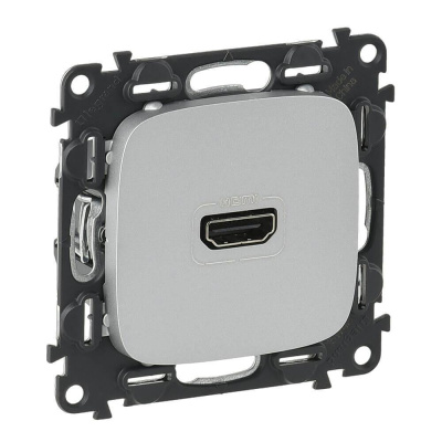 Розетка HDMI Legrand Valena Allure алюминий 754717