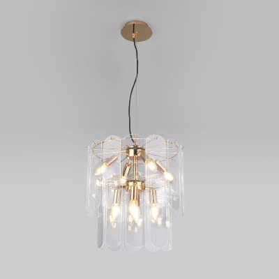 Подвесная люстра Eurosvet Claire 60170/8 золото Smart a070629