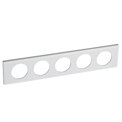 Рамка 5-постовая Legrand Celiane смальта белая глина 069320