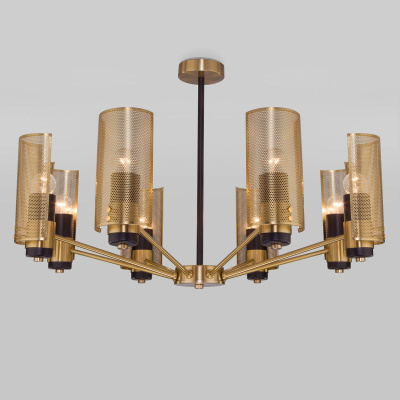 Люстра на штанге Eurosvet Grino 70139/8 латунь