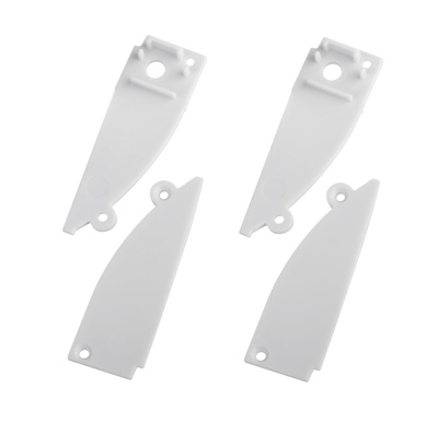 Набор заглушек Эра 9818-3 профиля 9818 2шт глухие 2шт с отверстием