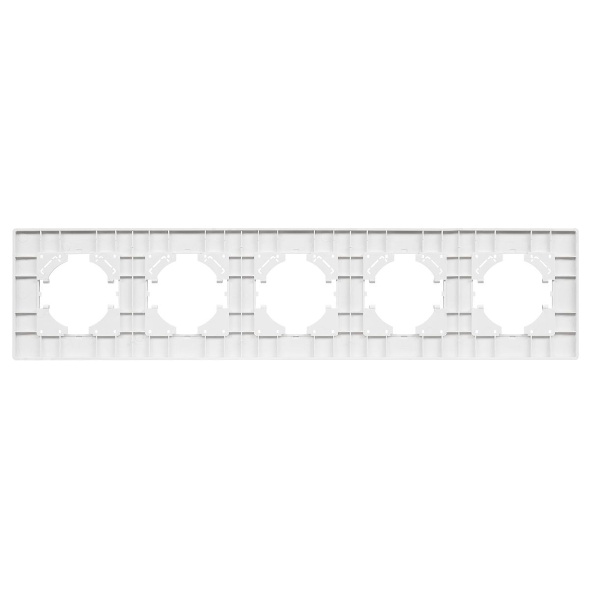 Рамка на 5 постов пластиковая Arlight FRM-PERIO-PL-5-WH 049762
