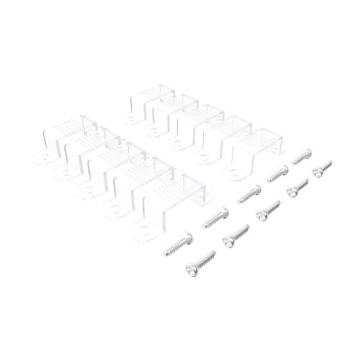 Комплект пластиковых держателей Apeyron для 8мм неона мини/двустороннего для бокового крепления 09-48-10 (10 шт.)