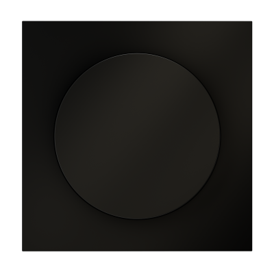 Накладка для светорегулятора поворотно-нажимного Voltum S70 (черный матовый) VLS002008