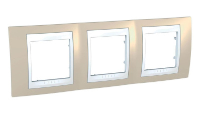 Рамка 3-постовая Schneider Electric Unica Хамелеон MGU6.006.867