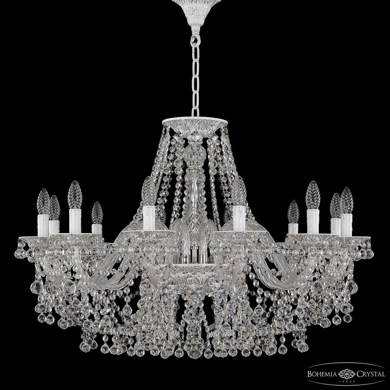 Подвесная люстра Bohemia Ivele Crystal AL16309/12/300 WMN