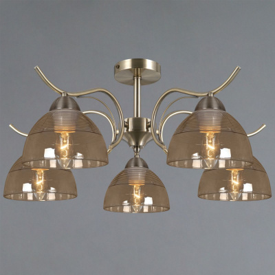 Люстра на штанге Illumico IL0733-5CSQ-25 AB AREZZO