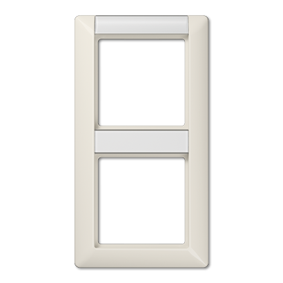 Рамка двухместная с полем для надписи Jung AS582NA