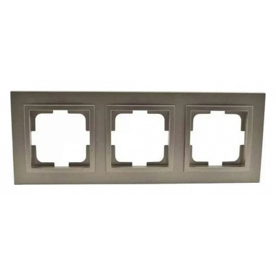 Рамка на 3 поста Mono Electric Despina антрацит 102-240000-162
