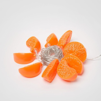 Светодиодная гирлянда Uniel Апельсин (UL-00003393) теплый белый ULD-S0400-010/STB/2AA Warm White IP20 Orange