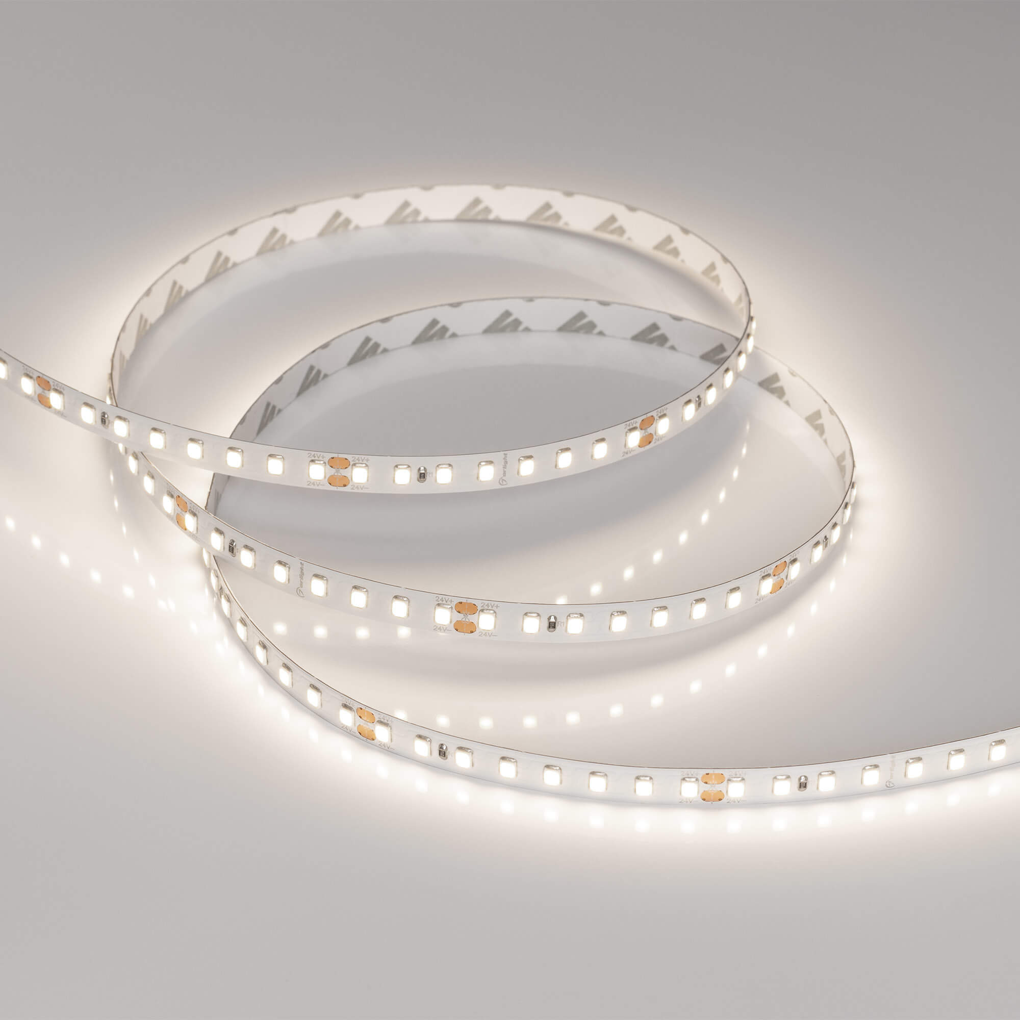 Светодиодная лента Arlight RT-A128-8mm 24V Day4000 (9.6 W/m, IP20, 2835, 5m) 036211