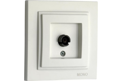 Розетка TV проходная Mono Electric Despina жемчуг 102-252505-137