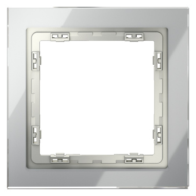 Рамка на 1 пост Voltum S70 VLS110105 (сталь, стекло)