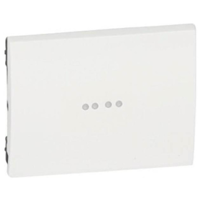 Лицевая панель Legrand Galea Life выключателя с подсветкой белая 771034