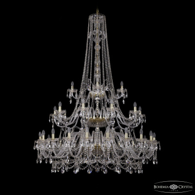 Подвесная люстра Bohemia Ivele Crystal 1411/20+10+5/530/h-202/3d G