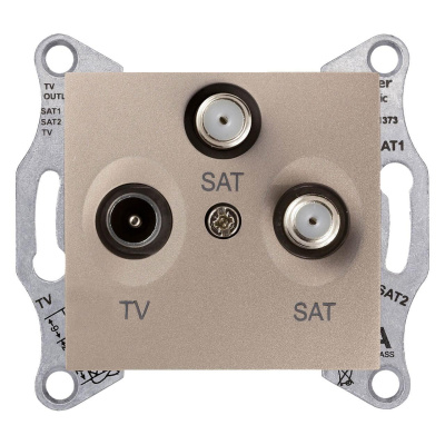 Розетка TV/SAT/SAT Schneider Electric Sedna SDN3502168