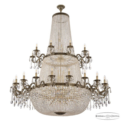 Подвесная люстра Bohemia Ivele Crystal AL2111H201/20+10/160OL/2D AGB