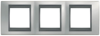 Рамка 3-постовая Schneider Electric Unica Top MGU66.006.238