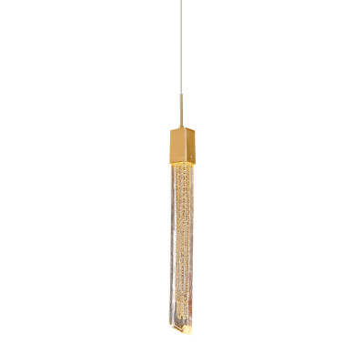 Подвесной светильник Delight Collection OD2510-1 gold/clear