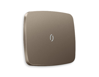 Лицевая панель для выключателя одноклавишного с подсветкой Ambrella Volt Omega OP6320