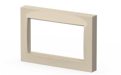 Рамка для двухместной розетки без заземления ELBI Vega 510-010300-908