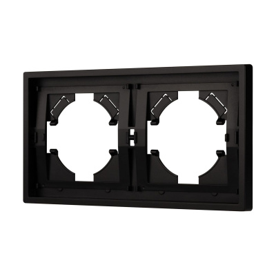 Рамка пластиковая на 2 поста Arlight FRM-TENDO-PL-2-BK 053840