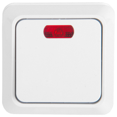 Выключатель 1-клавишный General Альфа 477001