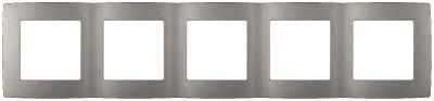 Рамка для розеток и выключателей на 5 постов Эра 12-5005-16 Б0065743