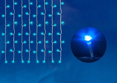 Светодиодная гирлянда (UL-00006420) Uniel занавес 220V синий ULD-C1510-160/DTA Blue IP20