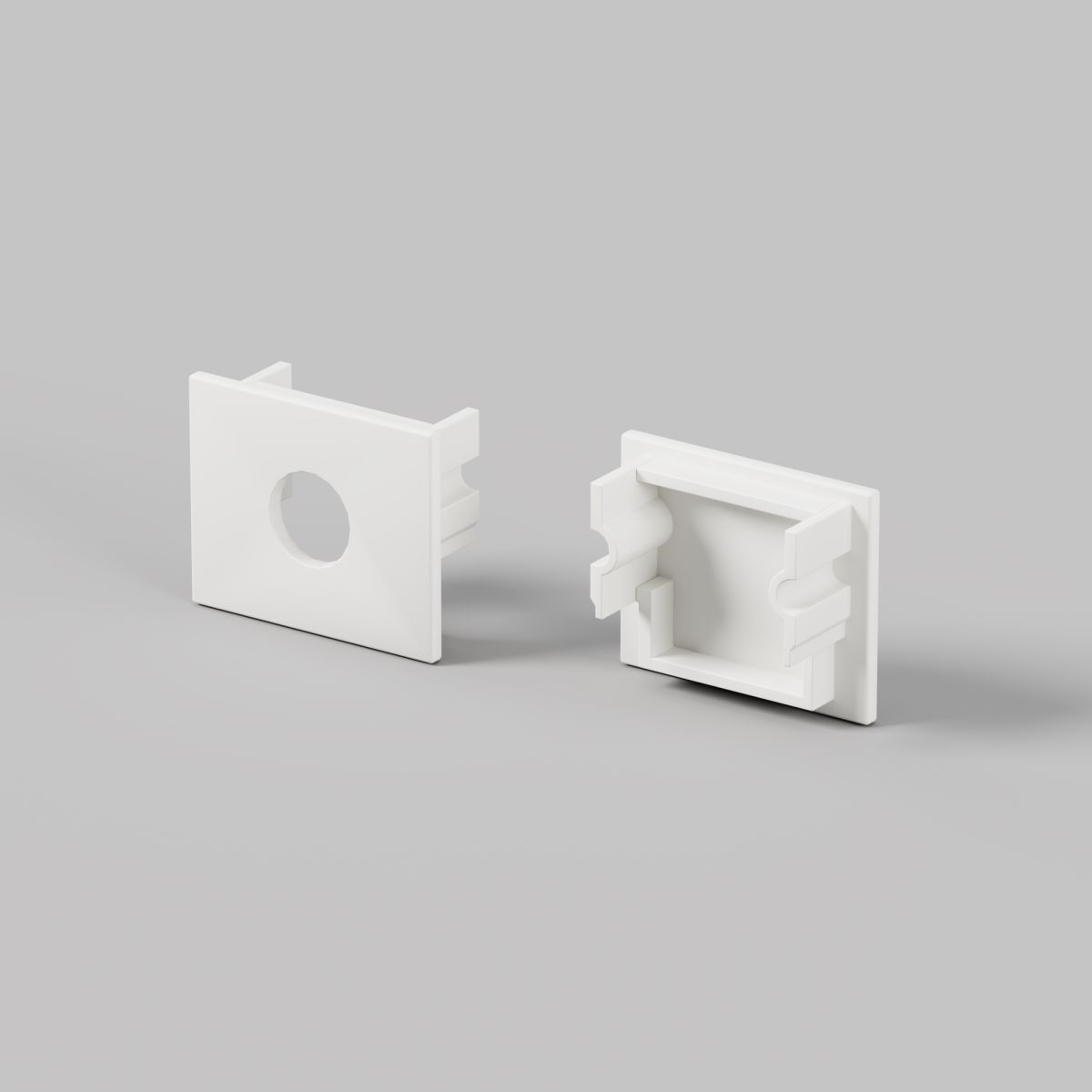 Комплект заглушек для профиля 2630 2шт Maytoni Led Strip ALM-2630-EC 642053