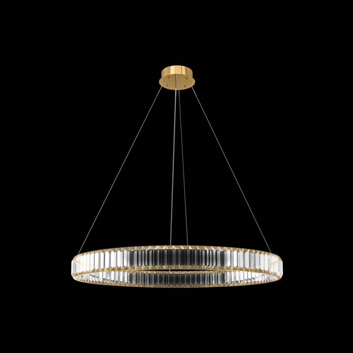 Подвесная люстра Loft IT Crystal ring 10135/800 Gold