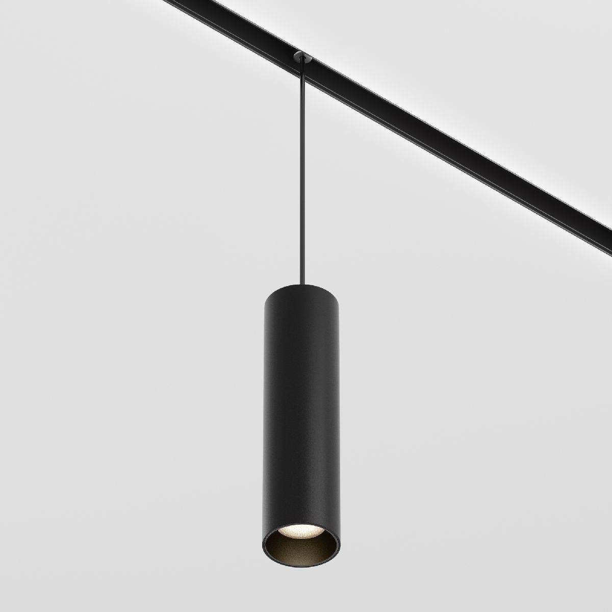 Трековый подвесной светодиодный светильник Maytoni Technica Focus Led TR041-4-12W3K-M-DS-B